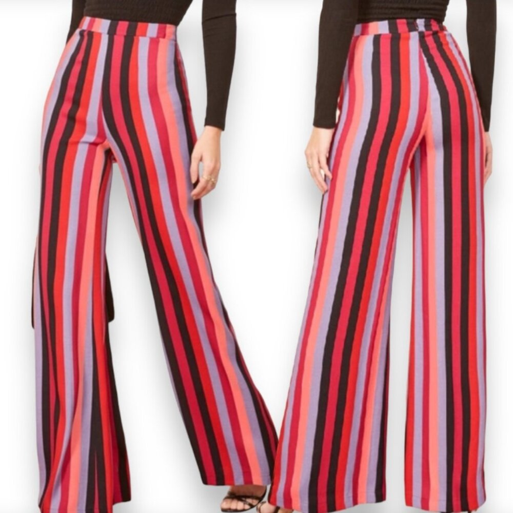 Reformation Sorrenti Pant, Isabel Multi-Color, Size 6